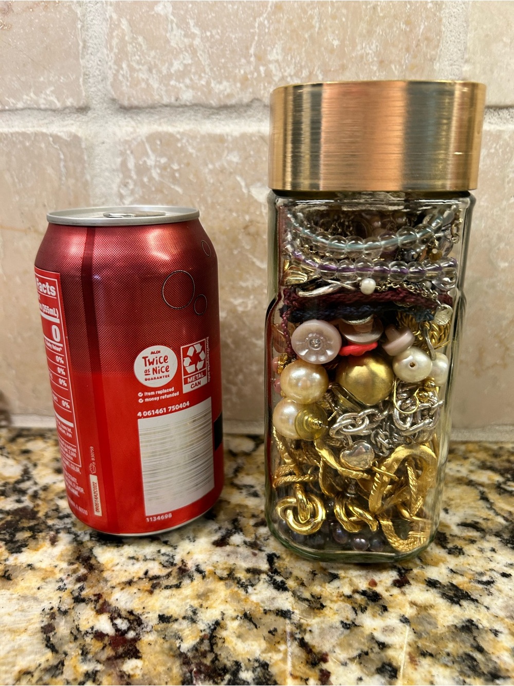 Mystery Jewelry Jar - silver, gold, beads and more!